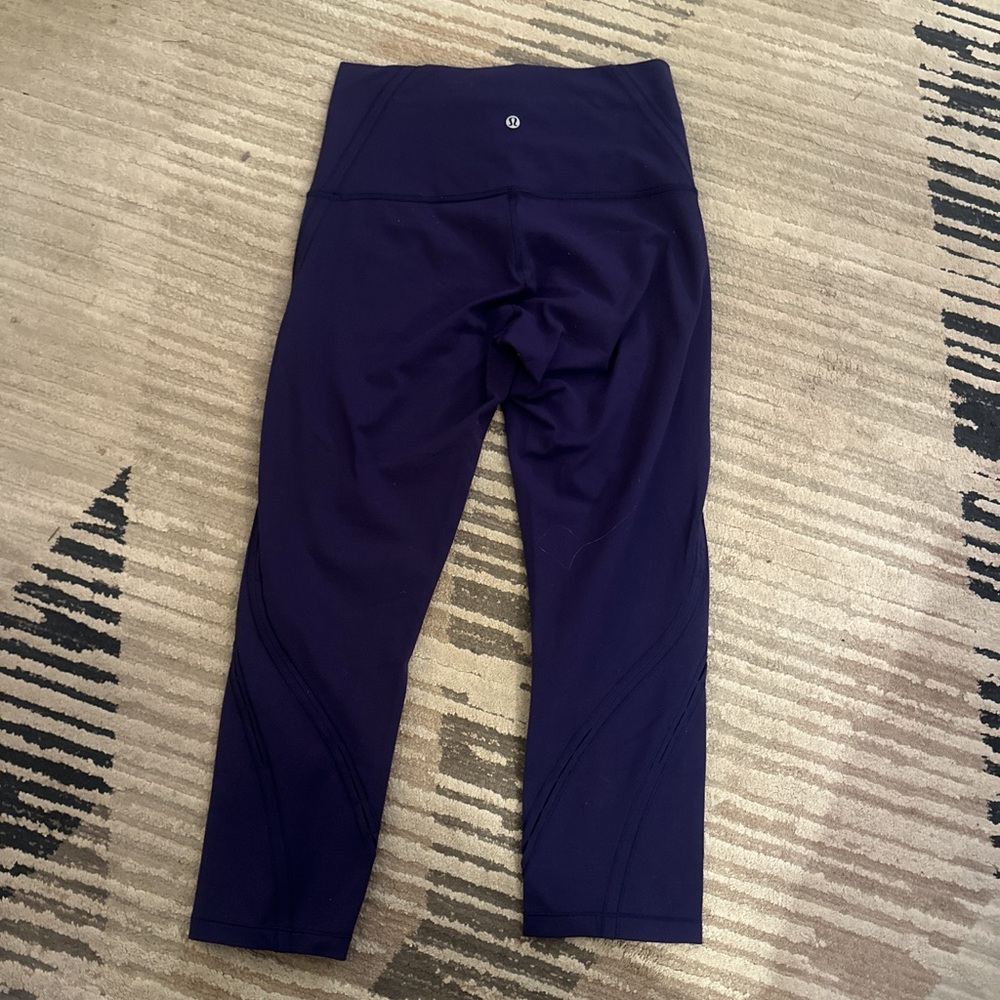 Lululemon Purple Leggings Size 8 Like new
